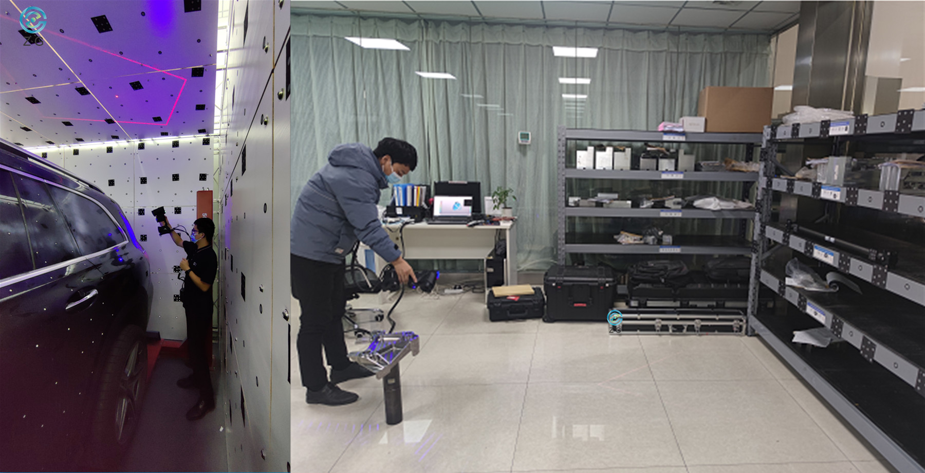 6. ماسح ضوئي ليزر ثلاثي الأبعاد خالٍ من MarvelScan Tracker وخالٍ من العلامات