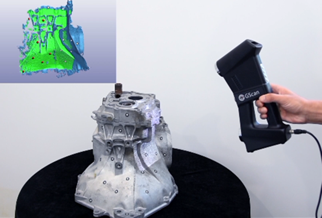 مسح ثلاثي الأبعاد مع وضع علامات الانعكاس