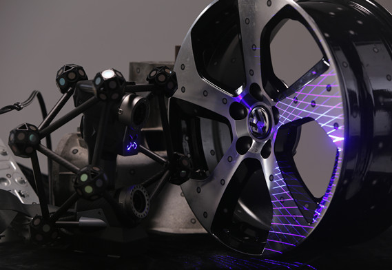 مسح ثلاثي الأبعاد مع علامات ، المسح ثلاثي الأبعاد بدون علامات