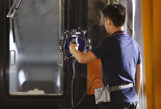 المسح ثلاثي الأبعاد اللاسلكي لتصميم السكك الحديدية