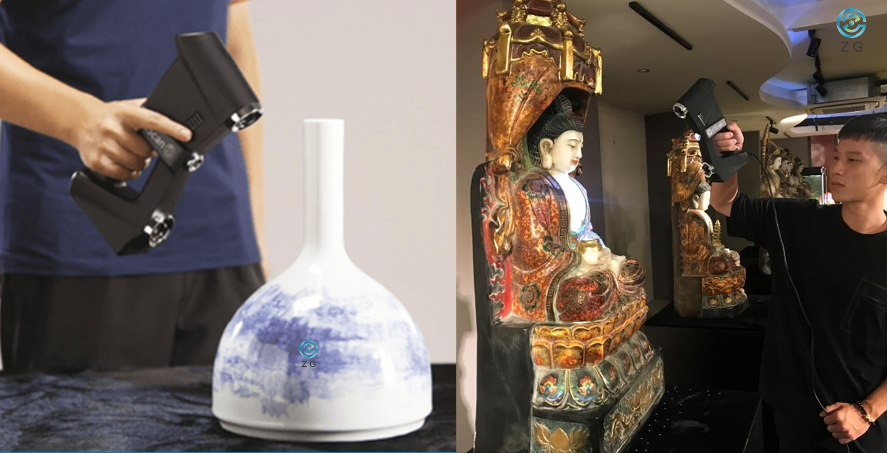 الماسح الضوئي ثلاثي الأبعاد الذكي بالألوان الكاملة