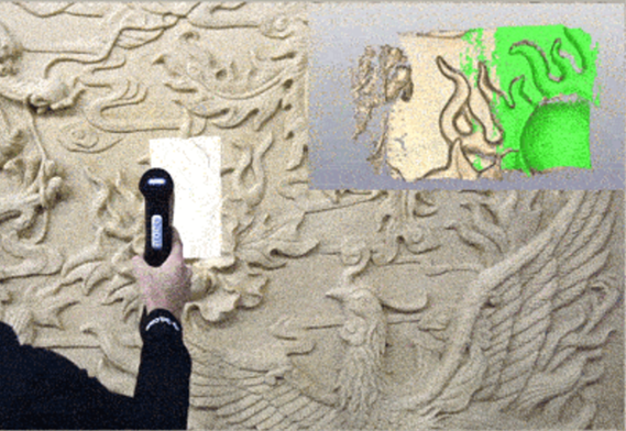 عرض المسح ثلاثي الأبعاد في الوقت الحقيقي