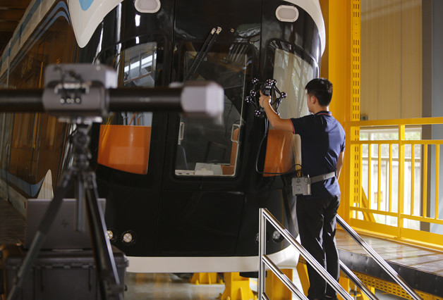 ماسح ضوئي ثلاثي الأبعاد للتتبع البصري مع وحدة لاسلكية