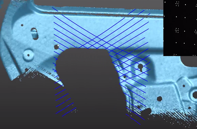 حل المسح الآلي ثلاثي الأبعاد بقياسات الفتحات