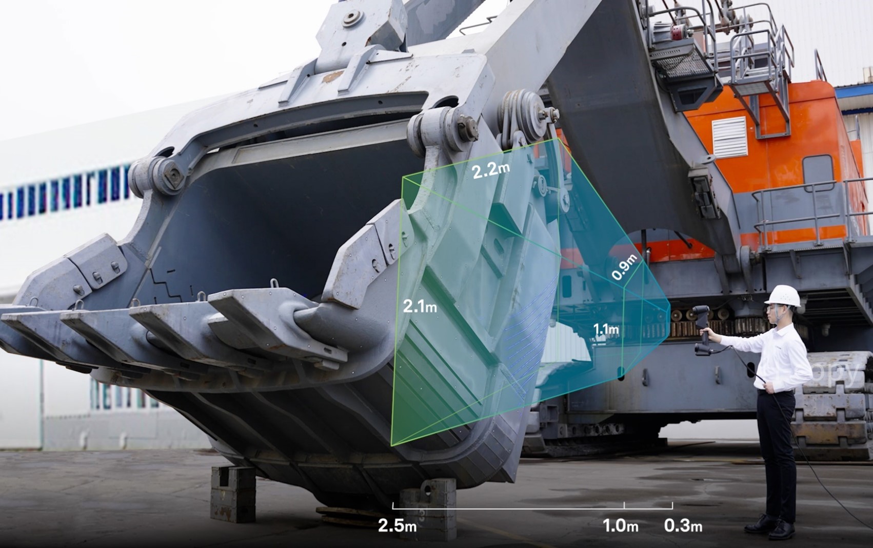 الماسح الضوئي ثلاثي الأبعاد مع قدرة عالية على التكيف