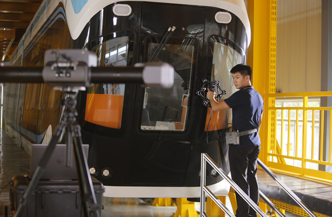 مسح ثلاثي الأبعاد لصناعة السكك الحديدية